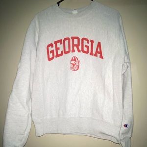 Georgia pull over sweatshirt